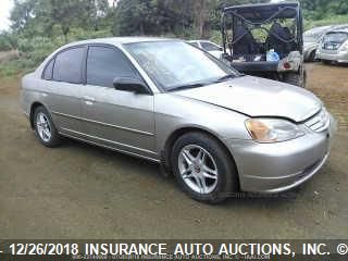 2002 Honda Civic Lx For Auction Iaa