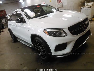 2016 Mercedes Benz Gle Coupe 450 4matic For Auction Iaa