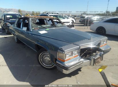 Used 1985 Cadillac Fleetwood For Sale Salvage Auction
