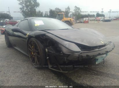 Used Ferrari 458 Spider For Sale Salvage Auction Online Iaa