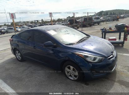 2015 Hyundai Elantra 26480593 Iaa Insurance Auto Auctions