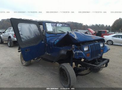 Used Jeep Wrangler Yj For Sale Salvage Auction Online Iaa