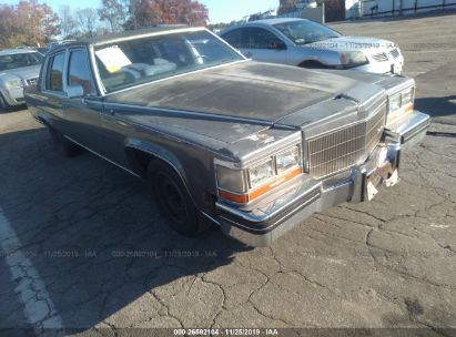 Used 1987 Cadillac Brougham For Sale Salvage Auction