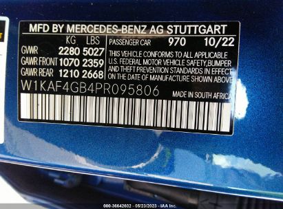 Lot #2996535494 2023 MERCEDES-BENZ C 300