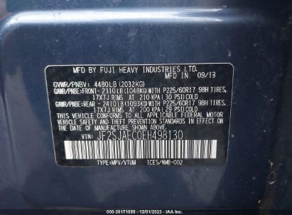 Lot #2997780503 2014 SUBARU FORESTER 2.5I PREMIUM