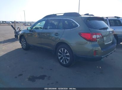 Lot #3006595518 2016 SUBARU OUTBACK 2.5I LIMITED