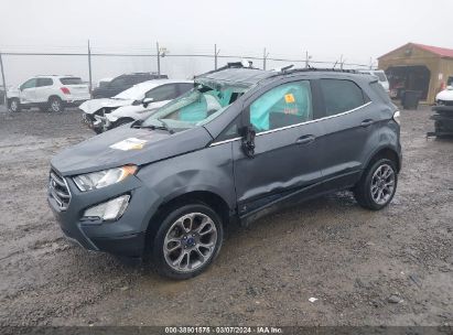 Lot #3021953819 2020 FORD ECOSPORT TITANIUM