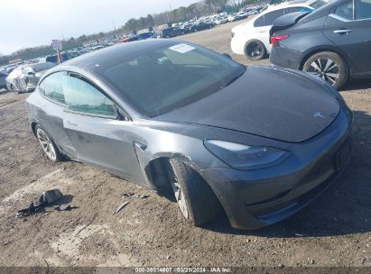 Lot #2997780400 2022 TESLA MODEL 3 REAR-WHEEL DRIVE