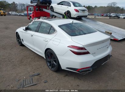 Lot #2997780377 2023 GENESIS G70 3.3T AWD