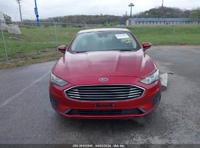 Lot #3053065325 2019 FORD FUSION HYBRID SE