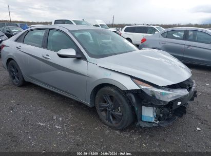 Lot #2992828184 2022 HYUNDAI ELANTRA SEL