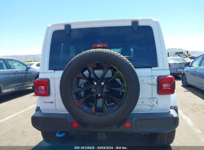 Lot #3053066997 2022 JEEP WRANGLER 4XE UNLIMITED SAHARA 4X4