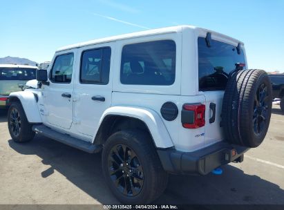 Lot #3053066997 2022 JEEP WRANGLER 4XE UNLIMITED SAHARA 4X4