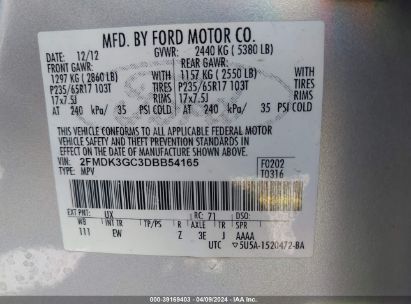 Lot #2992833551 2013 FORD EDGE SE