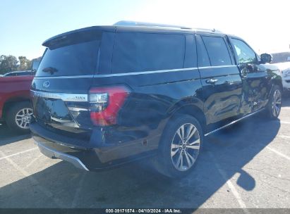 Lot #2992834052 2021 FORD EXPEDITION PLATINUM MAX