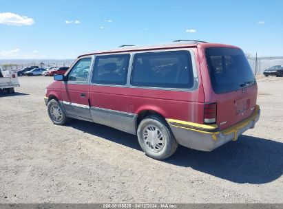 Lot #3035090316 1993 DODGE GRAND CARAVAN LE/ES