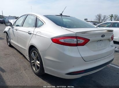 Lot #2992828160 2015 FORD FUSION HYBRID TITANIUM