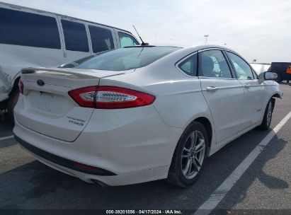 Lot #2992828160 2015 FORD FUSION HYBRID TITANIUM