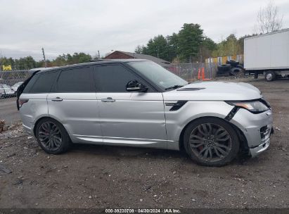 Lot #2992819447 2016 LAND ROVER RANGE ROVER SPORT 3.0L V6 SUPERCHARGED HSE