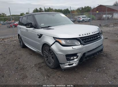 Lot #2992819447 2016 LAND ROVER RANGE ROVER SPORT 3.0L V6 SUPERCHARGED HSE