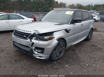 Lot #2992819447 2016 LAND ROVER RANGE ROVER SPORT 3.0L V6 SUPERCHARGED HSE