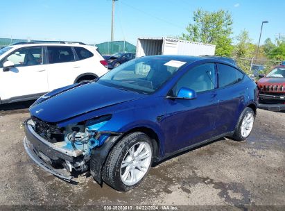 Lot #2995286964 2023 TESLA MODEL Y AWD/LONG RANGE DUAL MOTOR ALL-WHEEL DRIVE