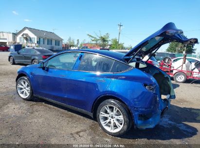 Lot #2995286964 2023 TESLA MODEL Y AWD/LONG RANGE DUAL MOTOR ALL-WHEEL DRIVE