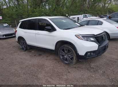 Lot #3056467954 2021 HONDA PASSPORT AWD EX-L