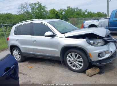 Lot #3053065303 2016 VOLKSWAGEN TIGUAN SE