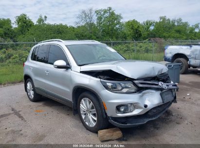 Lot #3053065303 2016 VOLKSWAGEN TIGUAN SE