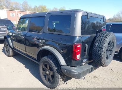 Lot #2997780241 2023 FORD BRONCO BLACK DIAMOND