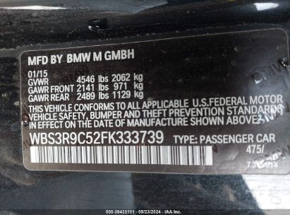 Lot #2992833523 2015 BMW M4