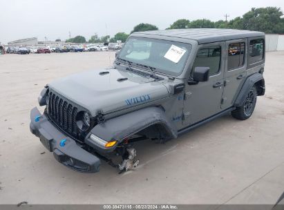 Lot #3053065271 2023 JEEP WRANGLER 4XE 4X4