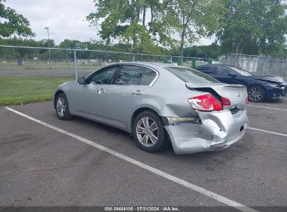 Lot #2992828074 2011 INFINITI G37X