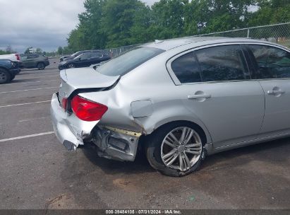 Lot #2992828074 2011 INFINITI G37X