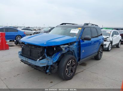 Lot #3056474446 2022 FORD BRONCO SPORT OUTER BANKS