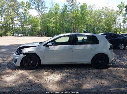 Lot #3042572596 2016 VOLKSWAGEN GOLF GTI S 4-DOOR