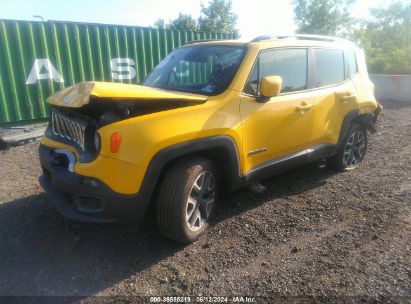 Lot #2997780315 2016 JEEP RENEGADE LATITUDE