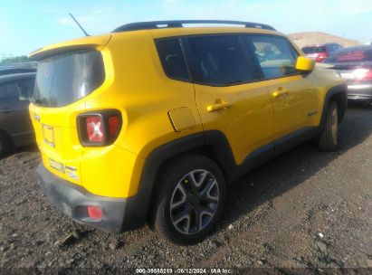 Lot #2997780315 2016 JEEP RENEGADE LATITUDE