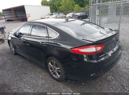 Lot #3037521962 2016 FORD FUSION HYBRID TITANIUM