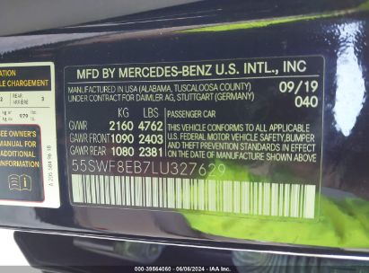 Lot #2997780297 2020 MERCEDES-BENZ C 300 4MATIC