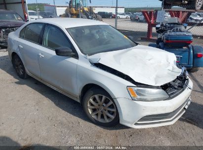 Lot #3053065231 2015 VOLKSWAGEN JETTA 1.8T SE