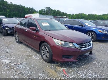 Lot #2997780245 2013 HONDA ACCORD LX