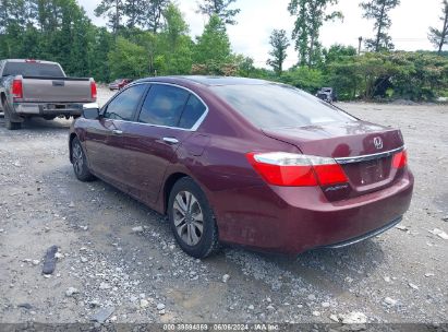 Lot #2997780245 2013 HONDA ACCORD LX