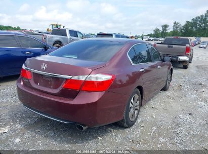 Lot #2997780245 2013 HONDA ACCORD LX