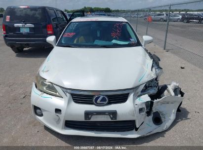 Lot #3067312283 2012 LEXUS CT 200H PREMIUM