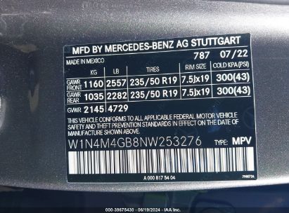 Lot #3035078867 2022 MERCEDES-BENZ GLB 250