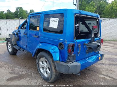 Lot #3050084943 2016 JEEP WRANGLER UNLIMITED SAHARA