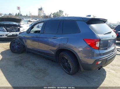 Lot #3050075713 2020 HONDA PASSPORT 2WD SPORT