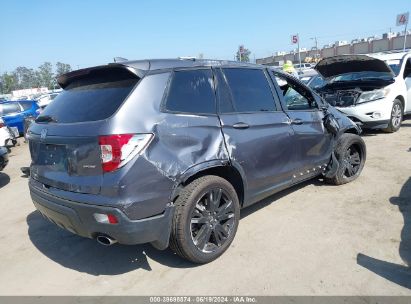 Lot #3050075713 2020 HONDA PASSPORT 2WD SPORT